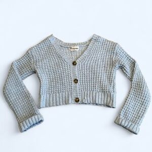 No Boundaries Sky Blue Button-Up Cardigan